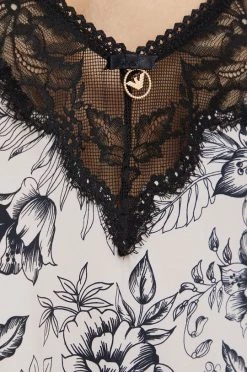 Γυναικεία Πιτζάμα Νυχτερινή μπλούζα Emporio Armani Underwear χρώμα: μπεζ -Emporio Armani Underwear Κατάστημα unnamed file 1027