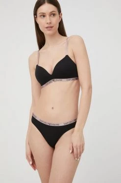 Γυναικεία Σλιπ Στρίνγκ Emporio Armani Underwear μαύρο -Emporio Armani Underwear Κατάστημα unnamed file 1091