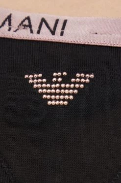 Γυναικεία Σλιπ Στρίνγκ Emporio Armani Underwear μαύρο -Emporio Armani Underwear Κατάστημα unnamed file 1092