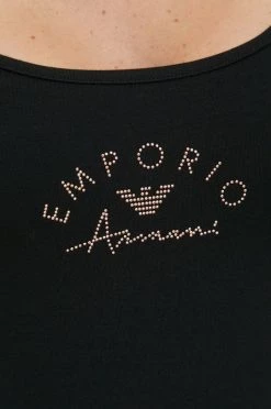 Γυναικεία Αμάνικος Βαμβακερό τοπ Emporio Armani Underwear μαύρο -Emporio Armani Underwear Κατάστημα unnamed file 1131