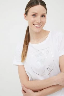 Γυναικεία Πιτζάμα Βαμβακερές πιτζάμες Emporio Armani Underwear άσπρο -Emporio Armani Underwear Κατάστημα unnamed file 1134