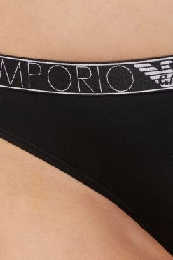 Γυναικεία Σλιπ Στρίνγκ Emporio Armani Underwear μαύρο -Emporio Armani Underwear Κατάστημα unnamed file 1154