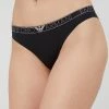 Γυναικεία Σλιπ Βραζιλιάνικο στρίνγκ Emporio Armani Underwear μαύρο