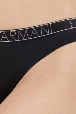 Γυναικεία Σλιπ Βραζιλιάνικο στρίνγκ Emporio Armani Underwear μαύρο -Emporio Armani Underwear Κατάστημα unnamed file 1164