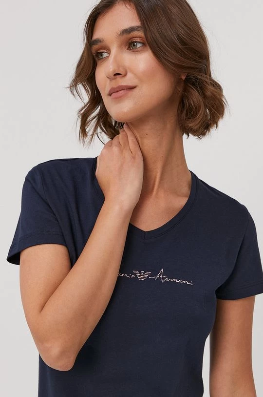 Emporio Armani Underwear Γυναικεία Πιτζάμα Μπλουζάκι πιτζάμας Emporio Armani ναυτικό μπλε 5 Emporio Armani Underwear Γυναικεία Πιτζάμα Μπλουζάκι πιτζάμας Emporio Armani ναυτικό μπλε - Image 3