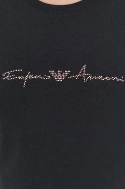 Emporio Armani Underwear Γυναικεία Πιτζάμα Μπλουζάκι πιτζάμας Emporio Armani μαύρο -Emporio Armani Underwear Κατάστημα unnamed file 1390