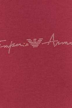 Emporio Armani Underwear Γυναικεία Πιτζάμα Emporio Armani - Μπλουζάκι πιτζάμας μαόνι -Emporio Armani Underwear Κατάστημα unnamed file 1395