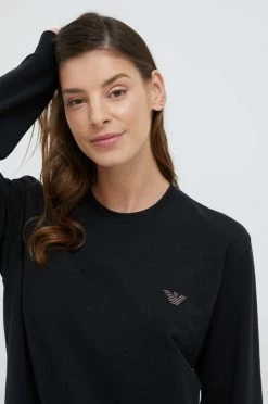 Γυναικεία φόρμες Αθλητική φόρμα Lounge Emporio Armani Underwear μαύρο -Emporio Armani Underwear Κατάστημα unnamed file 14