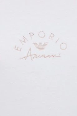 Γυναικεία Πιτζάμα Νυχτερινή μπλούζα Emporio Armani Underwear χρώμα: άσπρο -Emporio Armani Underwear Κατάστημα unnamed file 1440