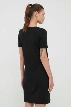 Γυναικεία Πιτζάμα Νυχτερινή μπλούζα Emporio Armani Underwear χρώμα: μαύρο -Emporio Armani Underwear Κατάστημα unnamed file 1443