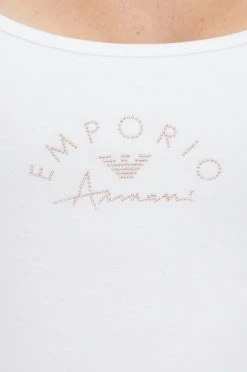Γυναικεία Αμάνικος Βαμβακερό τοπ Emporio Armani Underwear άσπρο -Emporio Armani Underwear Κατάστημα unnamed file 1453