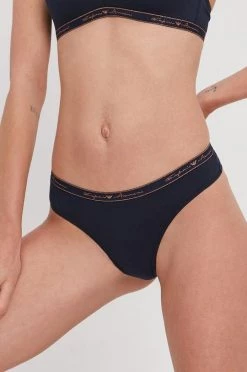 Emporio Armani Underwear Γυναικεία Σλιπ Στρίνγκ Emporio Armani ναυτικό μπλε