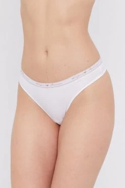 Emporio Armani Underwear Γυναικεία Σλιπ Στρίνγκ Emporio Armani άσπρο