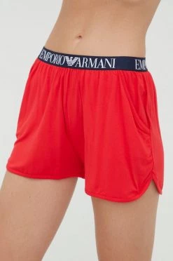 Γυναικεία Σορτς Emporio Armani Underwear κόκκινο,