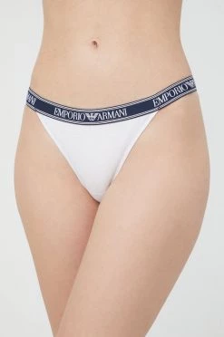 Γυναικεία Σλιπ Στρίνγκ Emporio Armani Underwear (2-pack) άσπρο