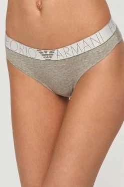 Emporio Armani Underwear Γυναικεία Σλιπ Emporio Armani - Βραζιλιάνικο στρίνγκ γκρί