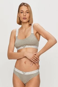 Emporio Armani Underwear Γυναικεία Σλιπ Emporio Armani - Βραζιλιάνικο στρίνγκ γκρί -Emporio Armani Underwear Κατάστημα unnamed file 1644