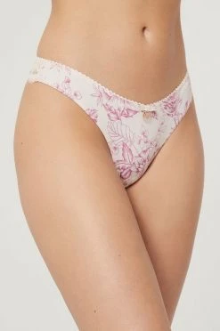 Γυναικεία Σλιπ Στρίνγκ Emporio Armani Underwear μπεζ