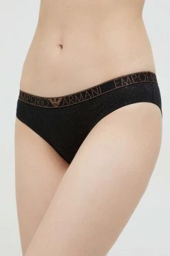 Γυναικεία Σλιπ Emporio Armani Underwear μαύρο