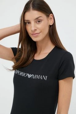 Γυναικεία Κοντομάνικο Μπλουζάκι Emporio Armani Underwear μαύρο -Emporio Armani Underwear Κατάστημα unnamed file 18