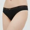 Γυναικεία Σλιπ Στρίνγκ Emporio Armani Underwear μαύρο