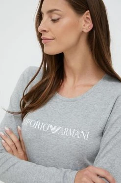 Γυναικεία Μακρυμάνικο Longsleeve Emporio Armani Underwear γκρι -Emporio Armani Underwear Κατάστημα unnamed file 218