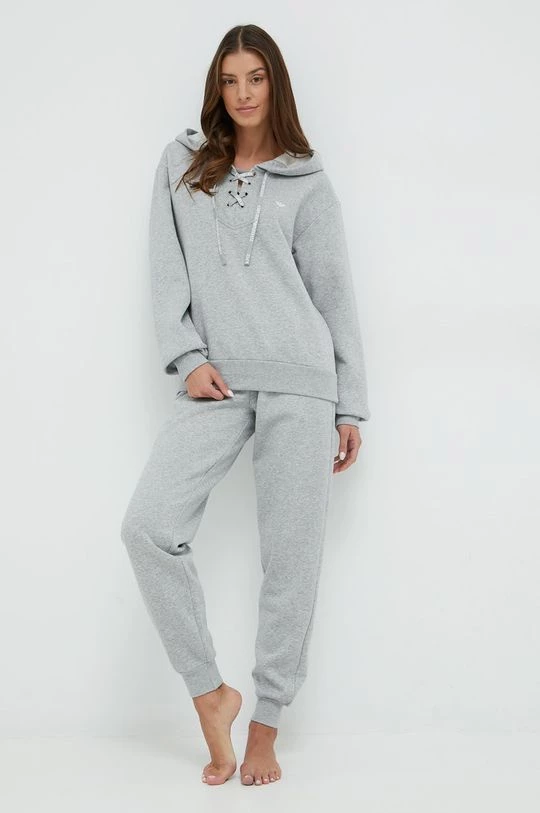 Γυναικεία Χωρίς φερμουάρ Μπλούζα Emporio Armani Underwear γκρι, με κουκούλα 5 Γυναικεία Χωρίς φερμουάρ Μπλούζα Emporio Armani Underwear γκρι, με κουκούλα - Image 3