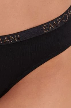 Γυναικεία Σλιπ Βραζιλιάνικο στρίνγκ Emporio Armani Underwear 2-pack μαύρο -Emporio Armani Underwear Κατάστημα unnamed file 244