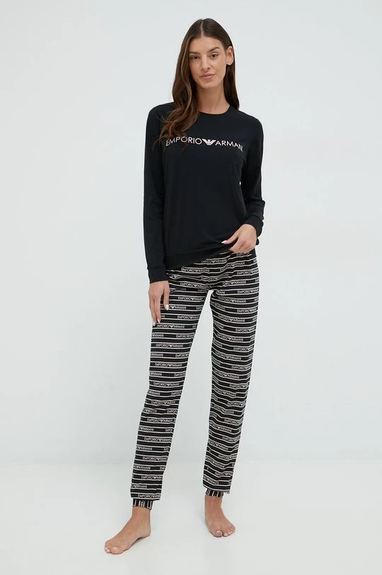 Γυναικεία Πιτζάμα Emporio Armani Underwear μαύρο 3 Γυναικεία Πιτζάμα Emporio Armani Underwear μαύρο