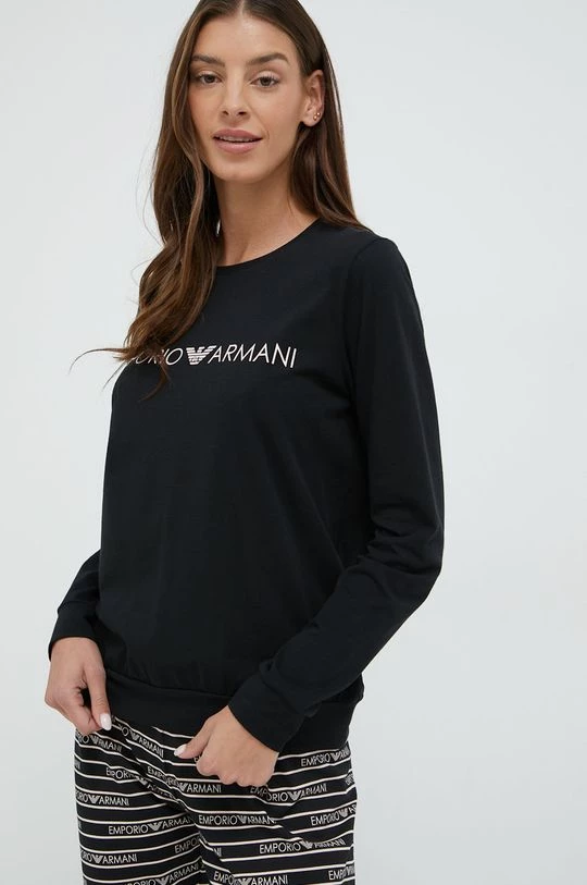 Γυναικεία Πιτζάμα Emporio Armani Underwear μαύρο 5 Γυναικεία Πιτζάμα Emporio Armani Underwear μαύρο - Image 3