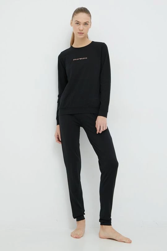 Γυναικεία Πιτζάμα Emporio Armani Underwear μαύρο 3 Γυναικεία Πιτζάμα Emporio Armani Underwear μαύρο