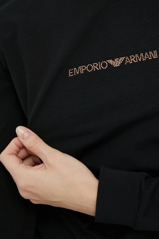Γυναικεία Πιτζάμα Emporio Armani Underwear μαύρο 8 Γυναικεία Πιτζάμα Emporio Armani Underwear μαύρο - Image 6