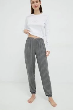 Γυναικεία Πιτζάμα Emporio Armani Underwear γκρι -Emporio Armani Underwear Κατάστημα unnamed file 272