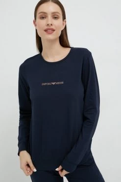 Γυναικεία Πιτζάμα Emporio Armani Underwear ναυτικό μπλε -Emporio Armani Underwear Κατάστημα unnamed file 278