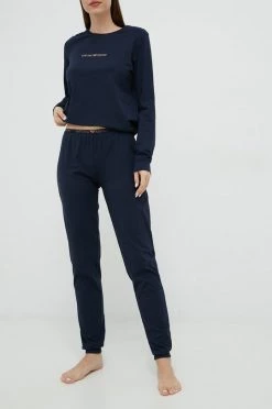 Γυναικεία Πιτζάμα Emporio Armani Underwear ναυτικό μπλε -Emporio Armani Underwear Κατάστημα unnamed file 279