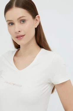 Γυναικεία Κοντομάνικο Μπλουζάκι Emporio Armani Underwear μπεζ -Emporio Armani Underwear Κατάστημα unnamed file 289