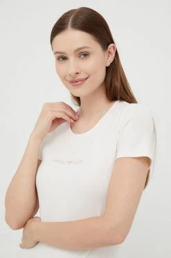 Γυναικεία Κοντομάνικο Μπλουζάκι Emporio Armani Underwear μπεζ -Emporio Armani Underwear Κατάστημα unnamed file 294