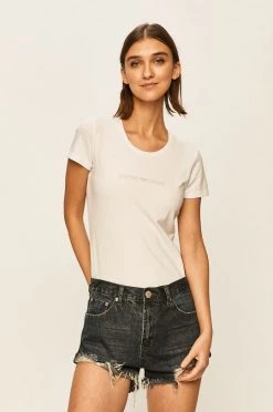 Γυναικεία Κοντομάνικο Μπλουζάκι Lounge Emporio Armani Underwear άσπρο