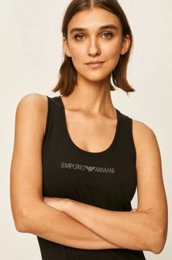 Emporio Armani Underwear Γυναικεία Αμάνικος Emporio Armani - Top μαύρο -Emporio Armani Underwear Κατάστημα unnamed file 344