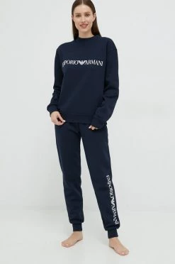 Γυναικεία Σετ Φόρμα Emporio Armani Underwear ναυτικό μπλε