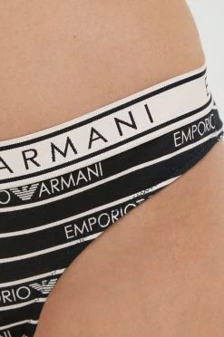 Γυναικεία Σλιπ Βραζιλιάνικο στρίνγκ Emporio Armani Underwear (2-pack) μαύρο -Emporio Armani Underwear Κατάστημα unnamed file 403