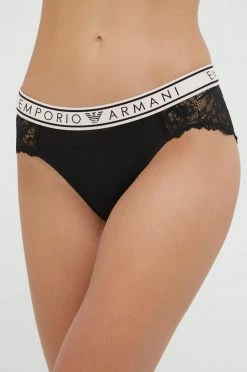 Γυναικεία Σλιπ Emporio Armani Underwear μαύρο