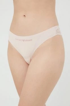 Γυναικεία Σλιπ Βραζιλιάνικο στρίνγκ Emporio Armani Underwear ροζ