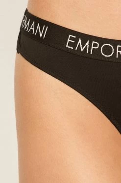 Emporio Armani Underwear Γυναικεία Σλιπ Emporio Armani - Βραζιλιάνικο στρίνγκ (2-pack) μαύρο -Emporio Armani Underwear Κατάστημα unnamed file 534