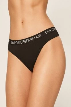 Emporio Armani Underwear Γυναικεία Σλιπ Emporio Armani - Στρίνγκ (2-pack) μαύρο