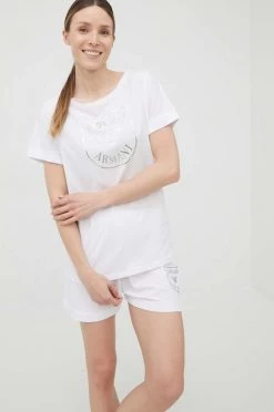 Γυναικεία Κοντομάνικο Βαμβακερό μπλουζάκι Emporio Armani Underwear άσπρο -Emporio Armani Underwear Κατάστημα unnamed file 762