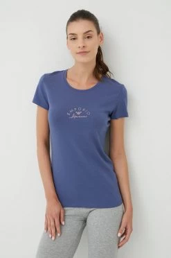 Γυναικεία Κοντομάνικο Μπλουζάκι Emporio Armani Underwear γκρί