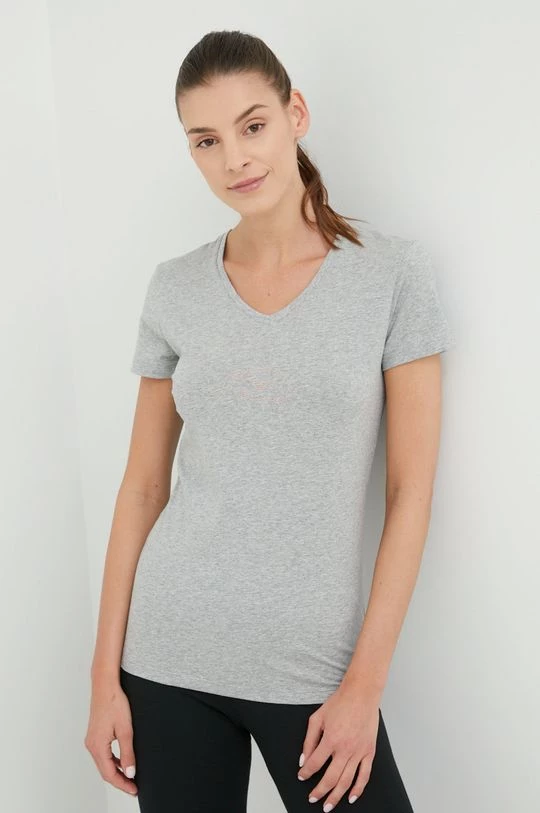 Γυναικεία Κοντομάνικο Μπλουζάκι Emporio Armani Underwear γκρι 3 Γυναικεία Κοντομάνικο Μπλουζάκι Emporio Armani Underwear γκρι