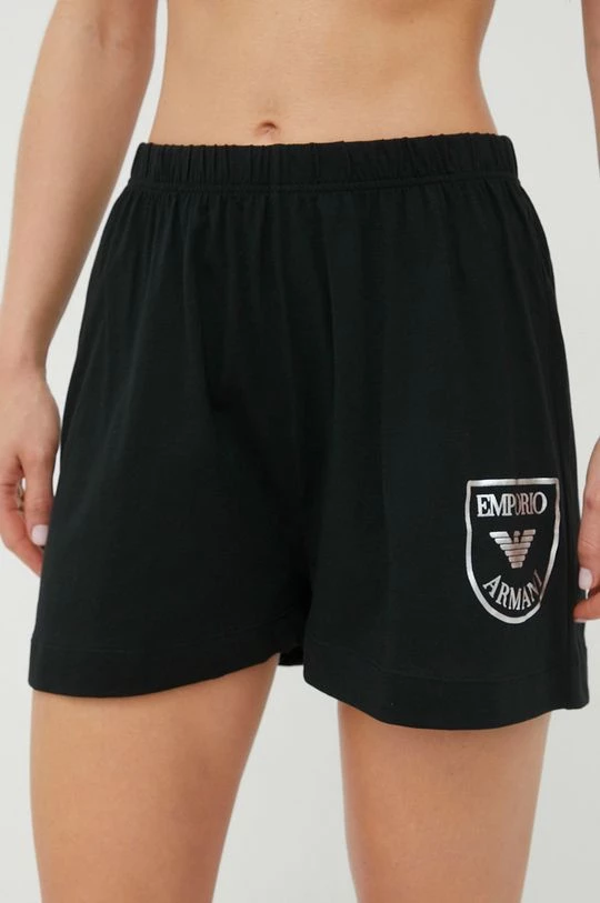 Γυναικεία Πιτζάμα Βαμβακερές πιτζάμες Emporio Armani Underwear μαύρο 5 Γυναικεία Πιτζάμα Βαμβακερές πιτζάμες Emporio Armani Underwear μαύρο - Image 3