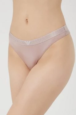 Γυναικεία Σλιπ Βραζιλιάνικο στρίνγκ Emporio Armani Underwear ροζ